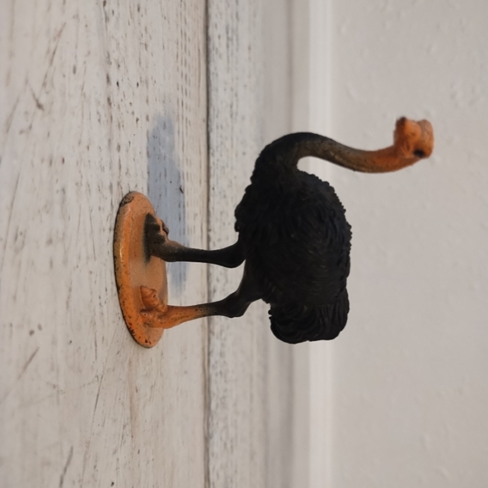 Ostrich Bird Toy Figure figurine Safari Animal Mini Creature
